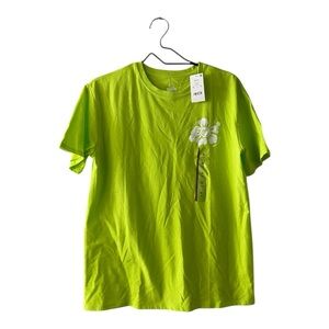 SmileyWorld Bright Green Graphic T Shirts Girl’s Size XL Short Sleeves Tee NEW